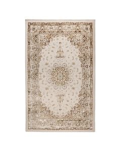 Lowa carpet, polyester, cream/mustard, 160x230 cm