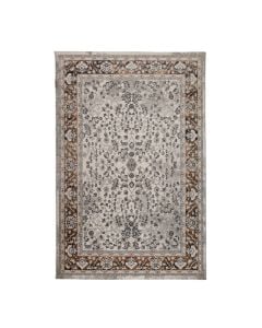 Meredith carpet, shrink polyester, heatset, cream/blue, 133x190 cm