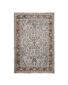 Meredith carpet, shrink polyester, heatset, cream/blue, 160x230 cm