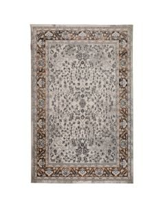 Meredith carpet, shrink polyester, heatset, cream/blue, 200x300 cm