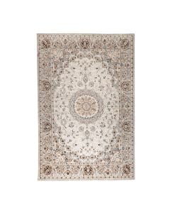 Meredith carpet, shrink polyester, heatset, cream/gold, 133x190 cm