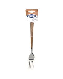 Pirun tavoline Dafne (PK2), inoks/plastike, ngjyrë argjendi/lisi, 20.5 cm