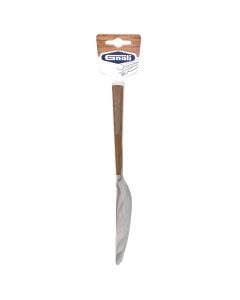 Thikë tavoline Dafne (PK2), inoks/plastike, ngjyrë argjendi/lisi, 23 cm