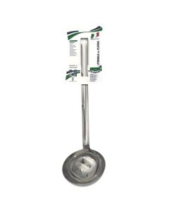 Delta serving ladle, stainless steel, silver color, Dia. 10 cm