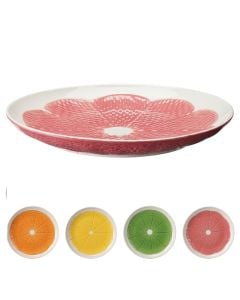 Pjatë ëmbëlsire Fruits, qeramike, ngjyra të ndryshme, Dia. 18 cm