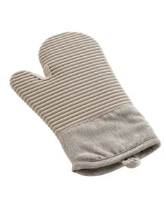 Kitchen gloves Adam, cotton/silicone, beige, 30x18 cm