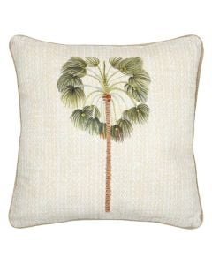 Jastëk dekorativ Casablanca, 100% pambuk, shumëngjyrësh me dizenjo palme, 40x40 cm
