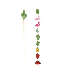 Shkopinj kokteili (PK20), bambu, ngjyra të ndryshme, 12 cm