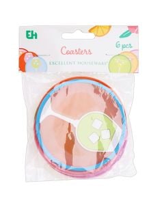 Nënshtresë për gota (PK6), polivivil, ngjyra të ndryshme, Dia. 9 cm