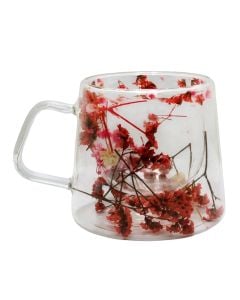 Filxhan çaji, qelq, transparente/ngjyra të ndryshme, 200 ml / Dia. 7.7 x H 8.5 cm