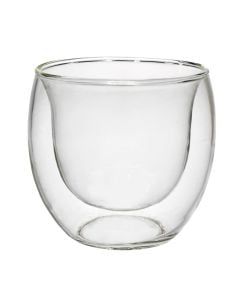 Filxhan kafeje dopjo qelq, qelq, transparente, 80 ml / Dia. 6 x H 3.5 cm