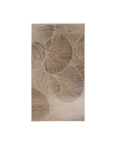 Creation rug, polyester, grey/beige, 80x150 cm