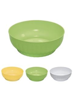 Salad Bowl, plastic, assorted colors, 800 ml / Dia. 16 x H 6.3 cm