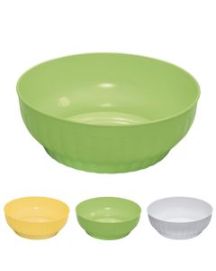 Salad Bowl, plastic, assorted colors, 1.5 L / Dia. 20 x H 7.3 cm