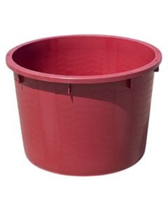 Big tub, plastic, burgundy, 220 L / Dia. 80 x H 54 cm