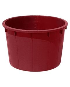 Big tub, plastic, burgundy, 280 L / Dia. 90 x H 57 cm