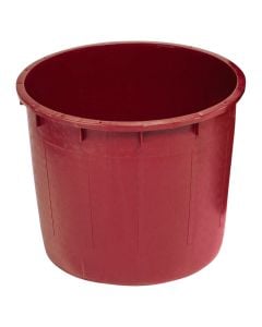 Big tub, plastic, burgundy, 350 L / Dia. 90 x H 73 cm