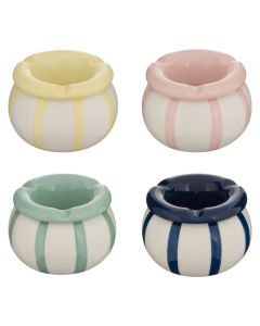 Della Ashtray, ceramic, assorted colors, Dia. 9 x H 6 cm