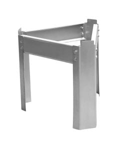 Stand for stainless steel container, zinc, silver color, 30/50L