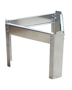 Stand for stainless steel container, zinc, silver color, 75/100L