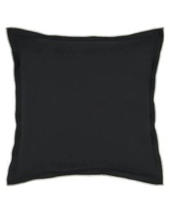 Jastëk dekorativ Helios, 100% pambuk, e zezë, 45x45 cm