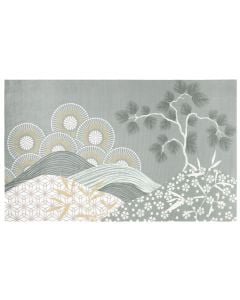 Rrugicë Yuki, 91% gomë/8% poliestër/1% elastan, jeshile, 45x75 cm