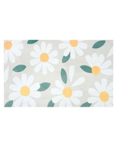 Rrugicë Camille, 91% gomë/8% poliestër/1% elastan, natyrale, 45x75 cm