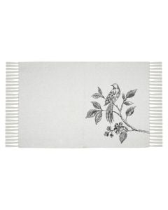 Rrugicë Clarine, 91% gomë/8% poliestër/1% elastan, bezhë e hapur, 60x90 cm