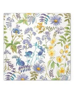 Peceta tavoline Flowers (PK 20), letër, shumëngjyrësh, 33x33 cm