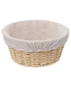 Kord bread basket, paper, white, Dia. 21.5 x H 10 cm