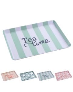 Essentiels serving tray, melamine, multicolour, 25.4x19.3x1.6 cm