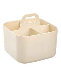 Organizues lugë/pirunj Poly, polistiren, bezhë, 16.5x16.5x15 cm