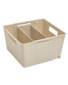 Stora drawer organizer with extension, polypropylene, beige, 38.5x25x15 cm