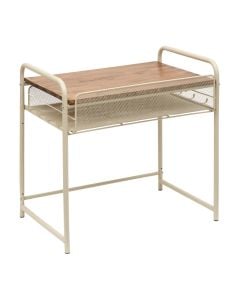 Telma microwave shelf, steel, beige, 55x37.1x51.1 cm