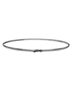 Fashetë për cisternë vaji 200 L, inoks, ngjyrë argjendi, Dia. 60 cm