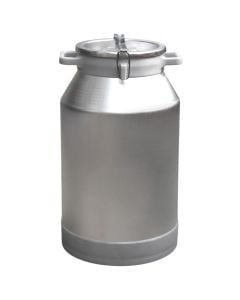 Bidon për qumësht me kapak, alumin, ngjyrë argjendi, 40 L / Dia. 24-33 x H 58 cm