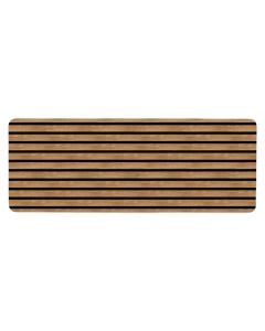 Rrugicë kuzhine Lattae, 100% PVC, kafe druri, 45x120 cm