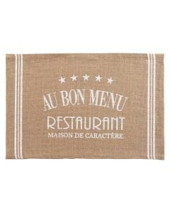 Shtroje tavoline Diner, 100% jute, bezhë, 30x45 cm