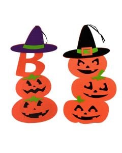 Dekorues halloweeni, 35x17 cm, portokalli