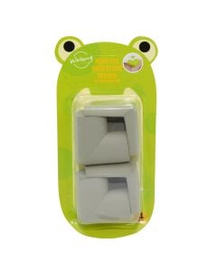 Mbrojtës tavoline, gomë, gri, 5.5x5.5x3.5 cm, 4 copë