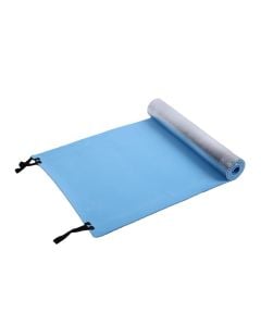 Shtrojë për kamping, alumin, gri, 180x60x0.6 cm