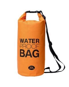 Travell bag, waterproof, plastic, mix, 20 lt