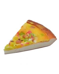 Artificial pizza, sponge, 8.5x6.5 cm