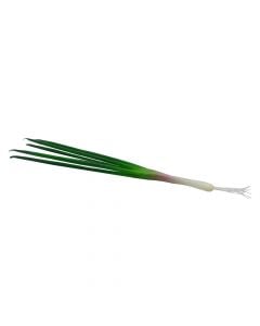 Artificial green onion, plastic, green, 38 cm