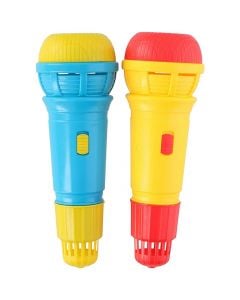Microphone,"Echo" for party, palstic, 24 cm, 1 piece