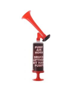 Air horn,"Echo", for party, plastic, 24 cm, red, 2 piece