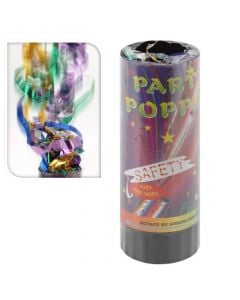 Push pop popper,"Party", polypropylen, mix,10.5 cm, 1 piece