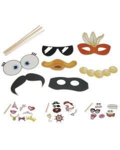 Foto stick për festa, " Party", karton, 4 dizenjo, 23x19x1 cm, 8 copë, 1 pako