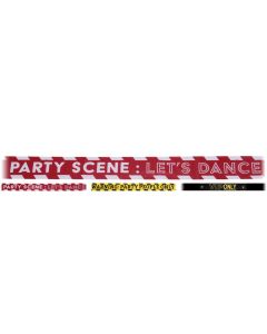Barrier tape,"Party", polyropylen, 12 m, 14x4x17 cm, red, 1 piece