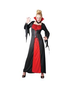 Halloween costumes, "Vampiress", L, red-black